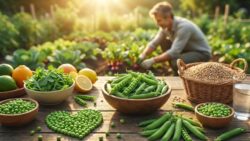 What are the health benefits of peas?