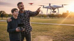 A father and son built a drone faster than anything before – then had to build a second one just to film it