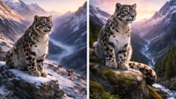 The snow leopard is as beautiful as it is cunning