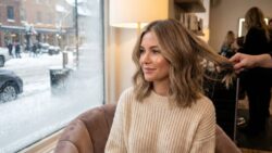 “Suede Blonde” Hair Color Is Everywhere This Winter and Stylists Say It Brightens Complexion Fast