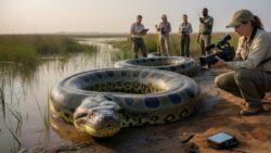 An exceptionally large African python has been officially confirmed by herpetologists during a certified field expedition, stunning the scientific community