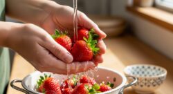 Neither tap water nor Vinegar: The right way to wash strawberries to remove pesticides